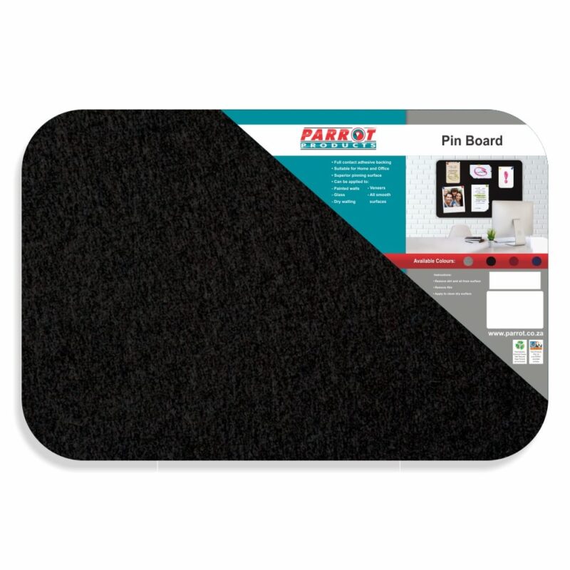 Adhesive Pin Board (No Frame – 600*450mm – Black)