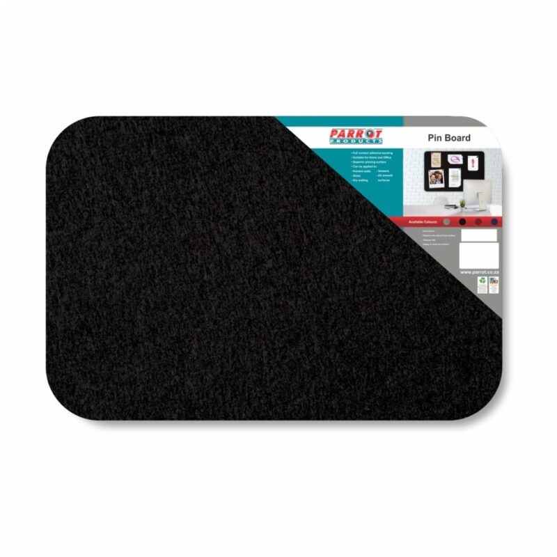 Adhesive Pin Board (No Frame – 900*600mm – Black)