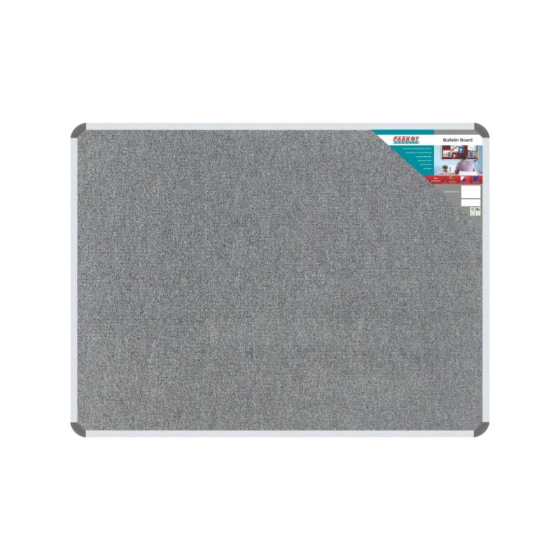 Bulletin Board Ribbed Aluminium Frame (600x450mm – Laurel)