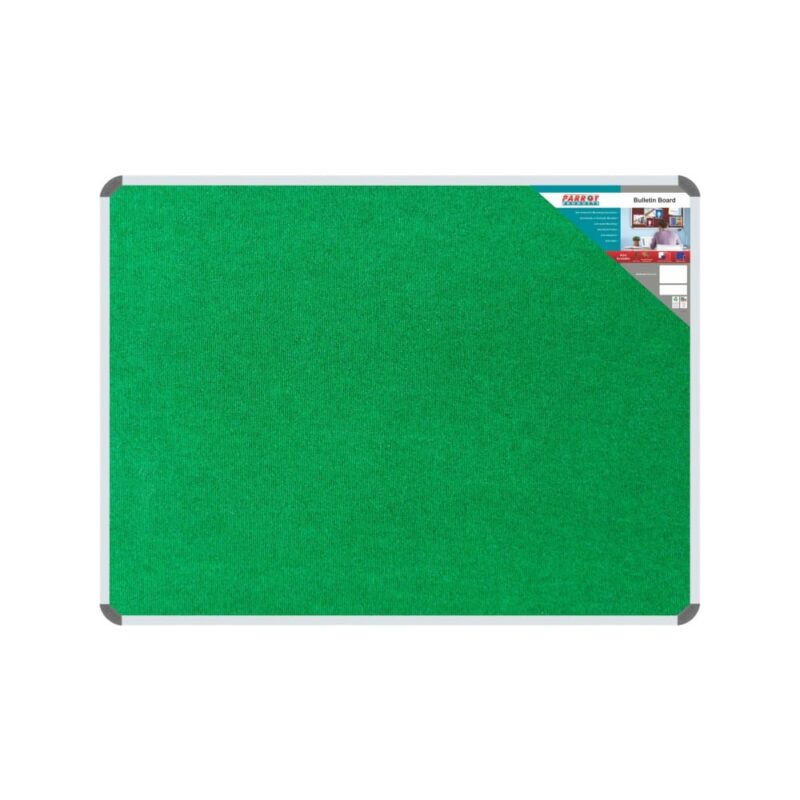 Bulletin Board Ribbed Aluminium Frame (600x450mm – Palm)