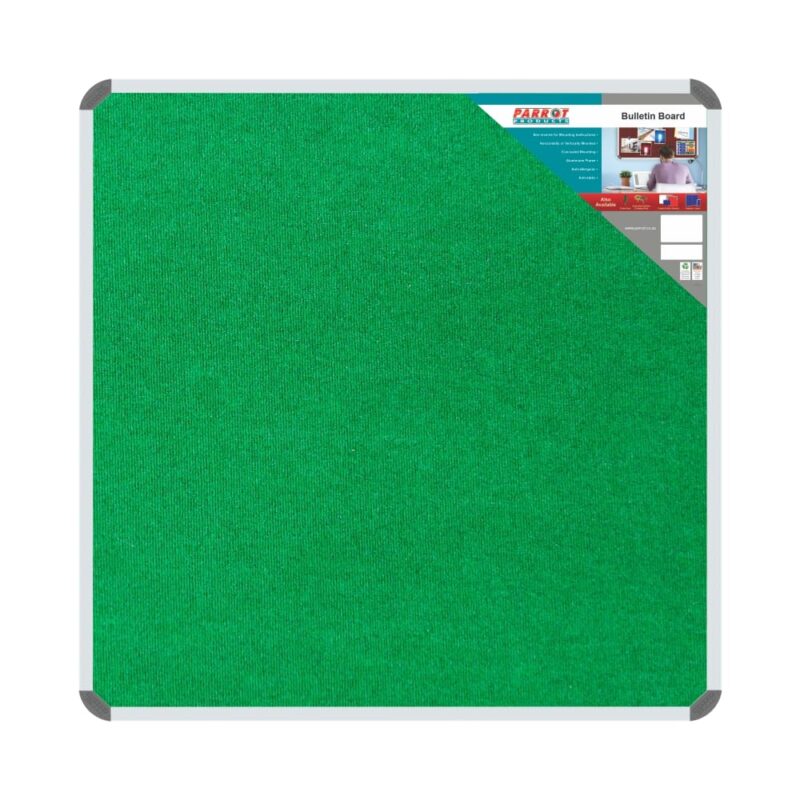 Bulletin Board Ribbed Aluminium Frame (1200x1200mm – Palm)