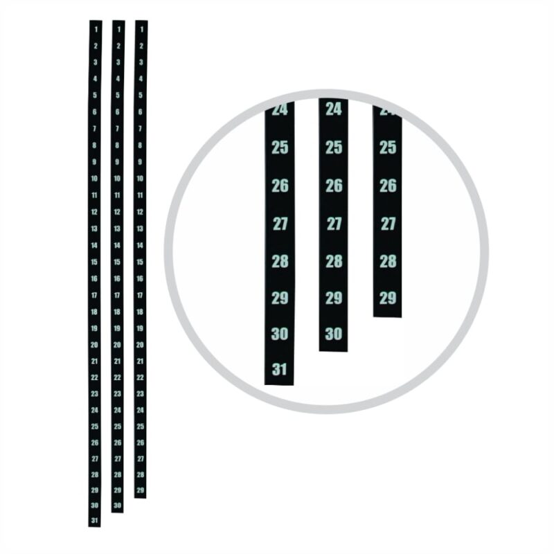 Part – Year Planner Date Strips (900mm)