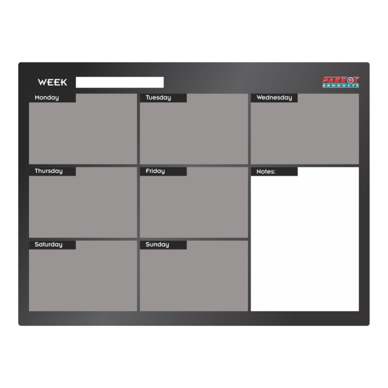 Cast Acrylic Weekly Planner (Cast Acrylic – 600 x 450mm)