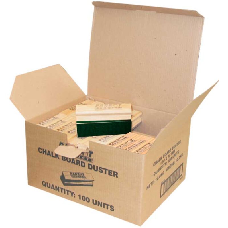 Chalk Board Dusters (150*35mm – Boxed 100 – Green)