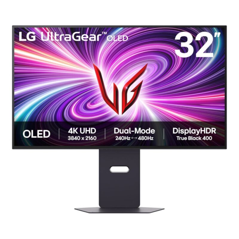LG UltraGear 32″ 4K UHD OLED Gaming 240Hz 0,03ms incl Speakers