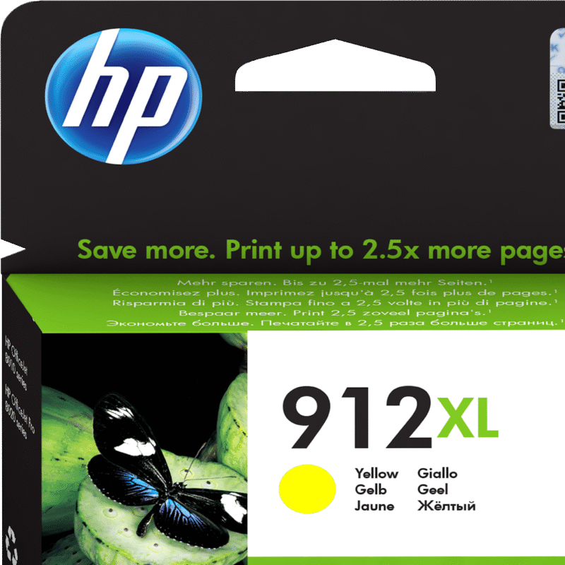 HP 912XL High Yield Yellow Original Ink Cartridge