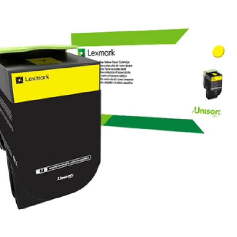 Lexmark 808Sce Yellow Cartridge