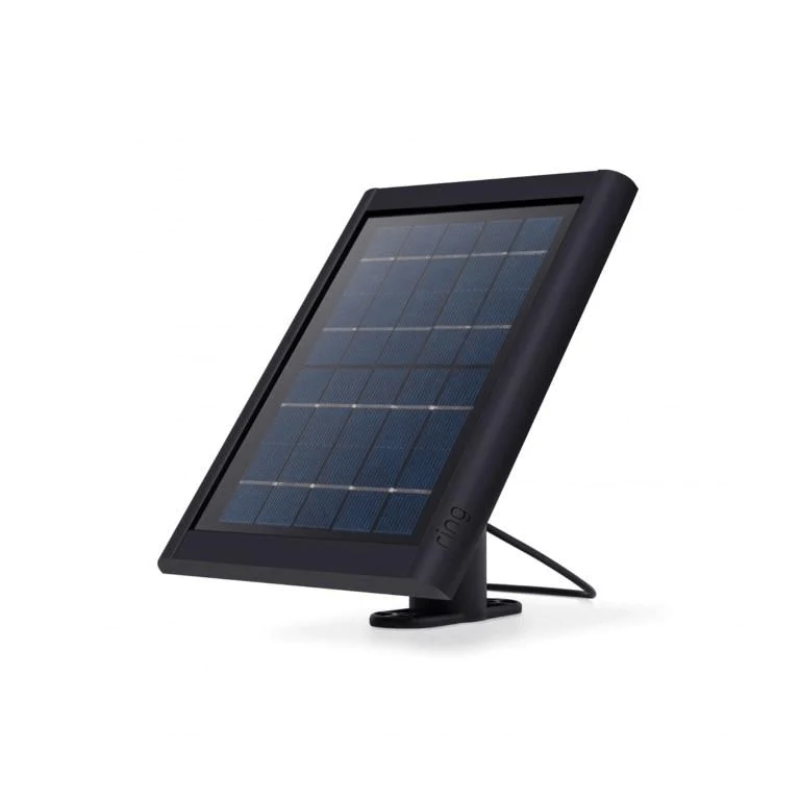 Ring – Solar Panel V4- 2nd Gen – Black ( For Stick Up Pro Spotlight Plus Spotlight Pro)