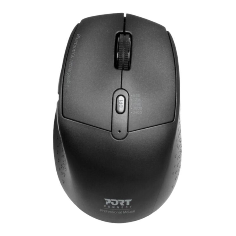 Port Connect 2.4GHz Wireless Bluetooth® Rechargeable Mouse PRO