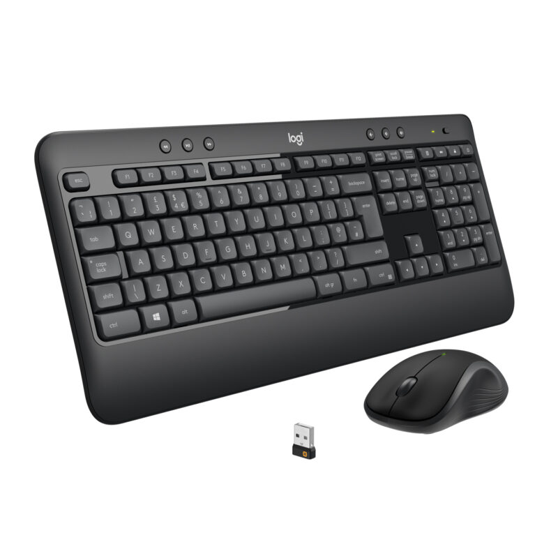 Logitech MK540 Advanced Wireless Keyboard and Mouse – Black