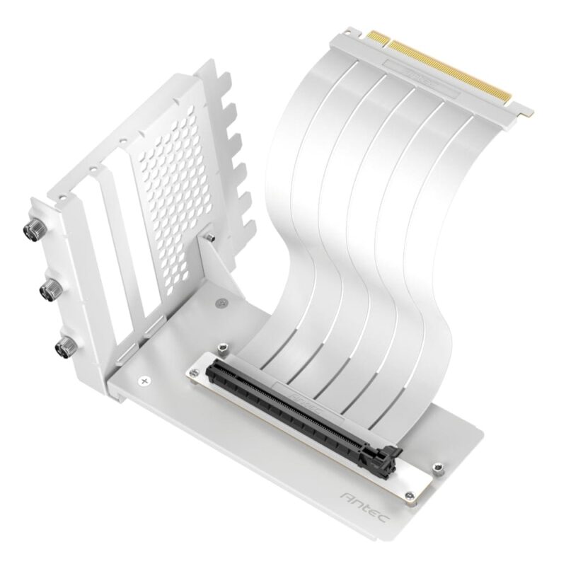 Antec RTX40 PCIe4.0 Riser Cable Vertical Bracket Kit – White