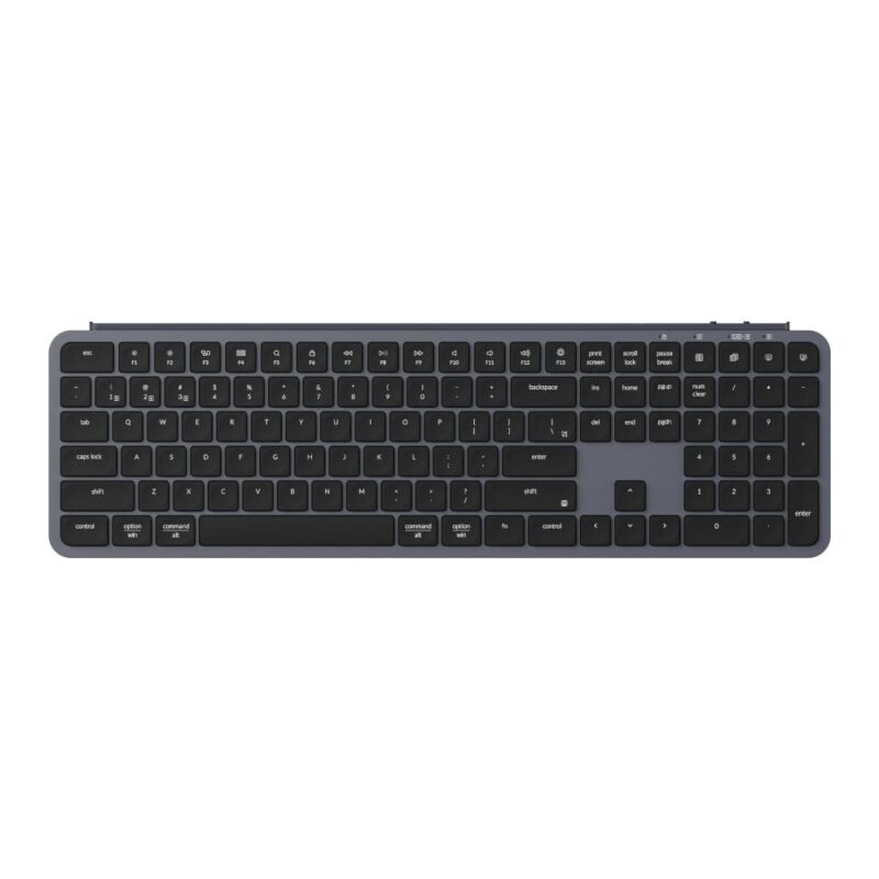 Keychron B6 Pro Ultra-Slim 100% Wireless Keyboard – Space Grey