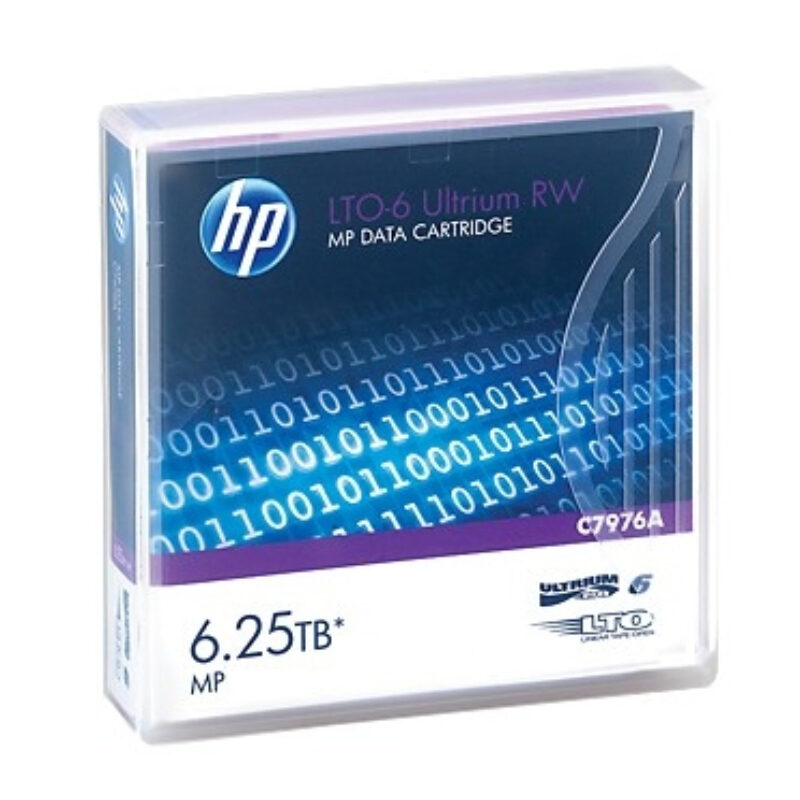 HP LTO6 6.25TB RW/Data Cartridge