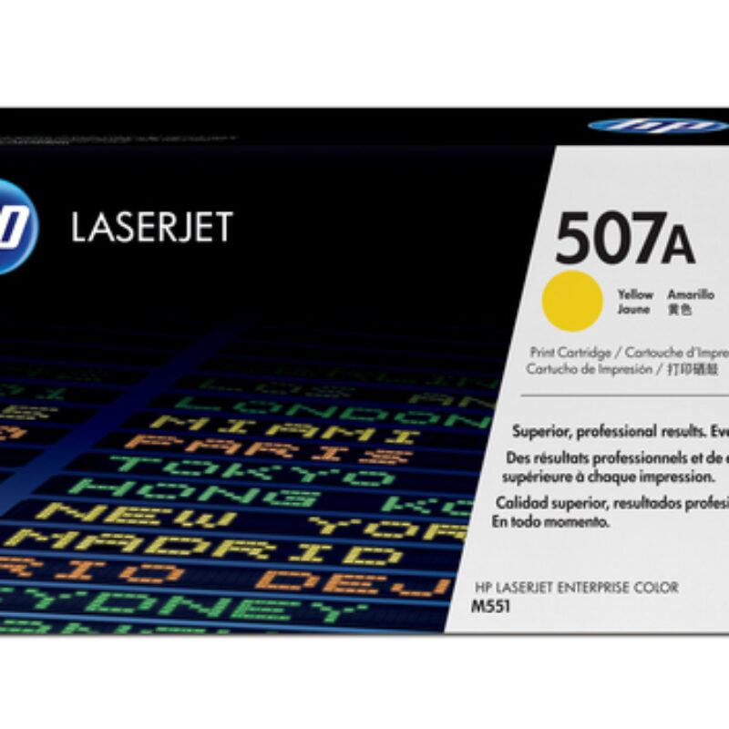 HP 507A Yellow Toner Cartridge