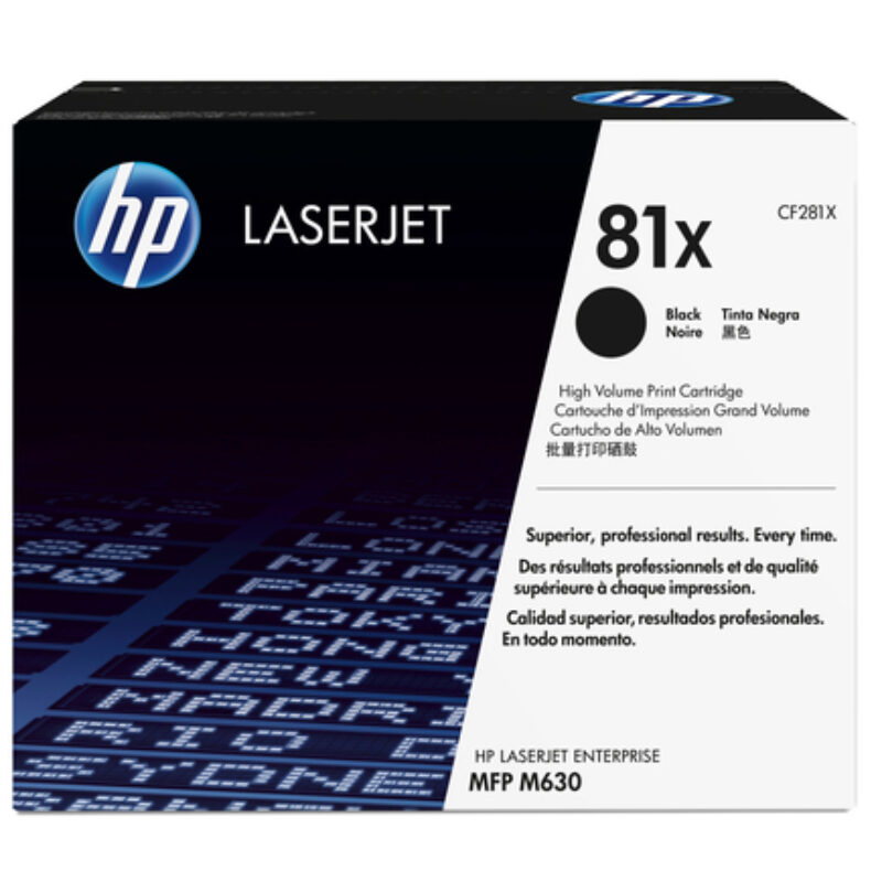 HP 81X Black Toner Cartridge