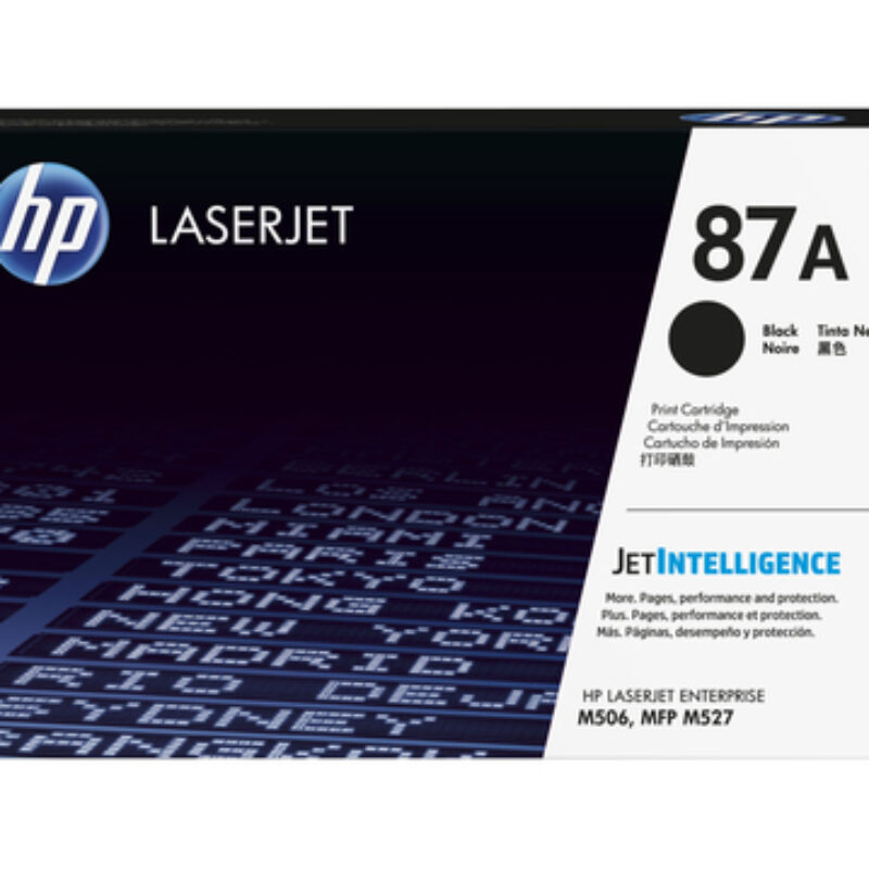 HP 87A Black LaserJet Toner Cartridge