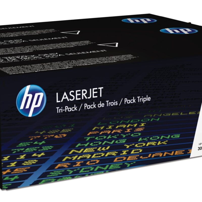 HP 305A Tri-Pack Toner Cartridges (CMY)