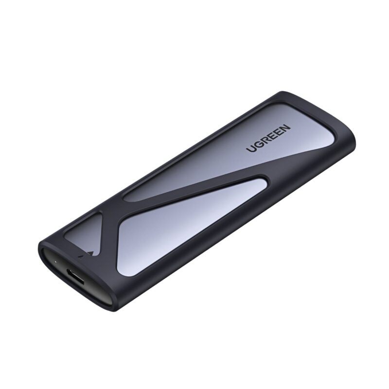 UGREEN CM400-90264 M.2 NVME/SATA SSD Enclosure (10Gbps) – Silver