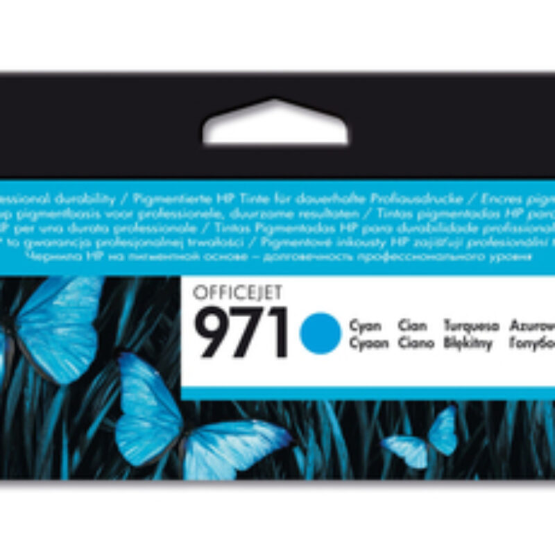 HP 971 Cyan Ink Cartridge