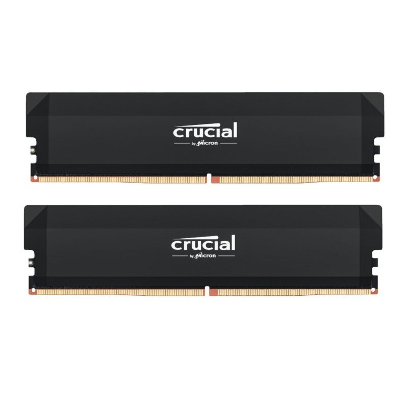 Crucial Pro DDR5 6000MHz 32GB Overclocking Memory Kit – Black