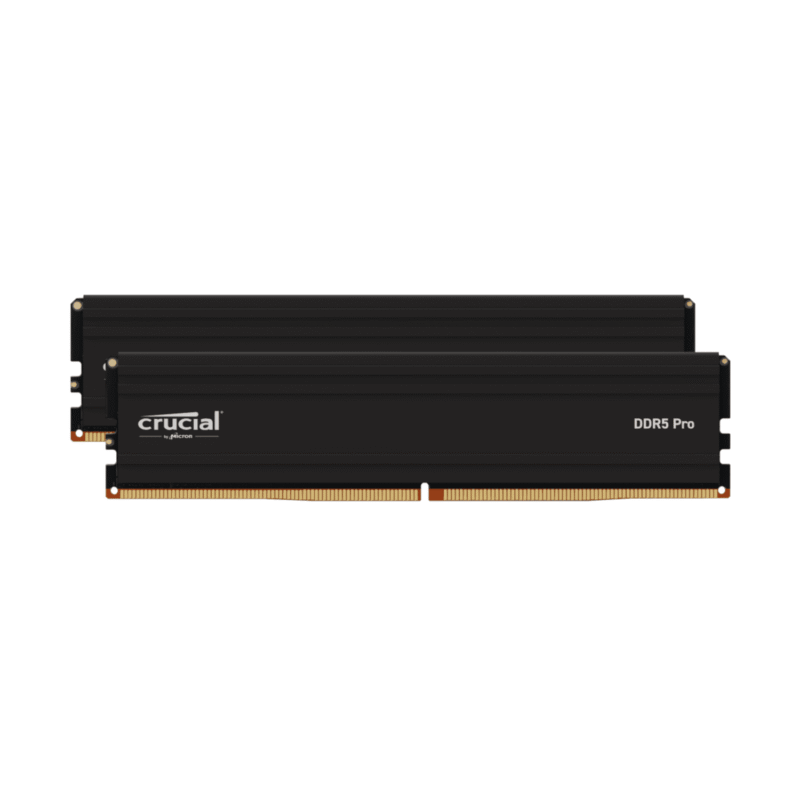 Crucial Pro DDR5-6400 64GB Overclocking Memory Kit – Black