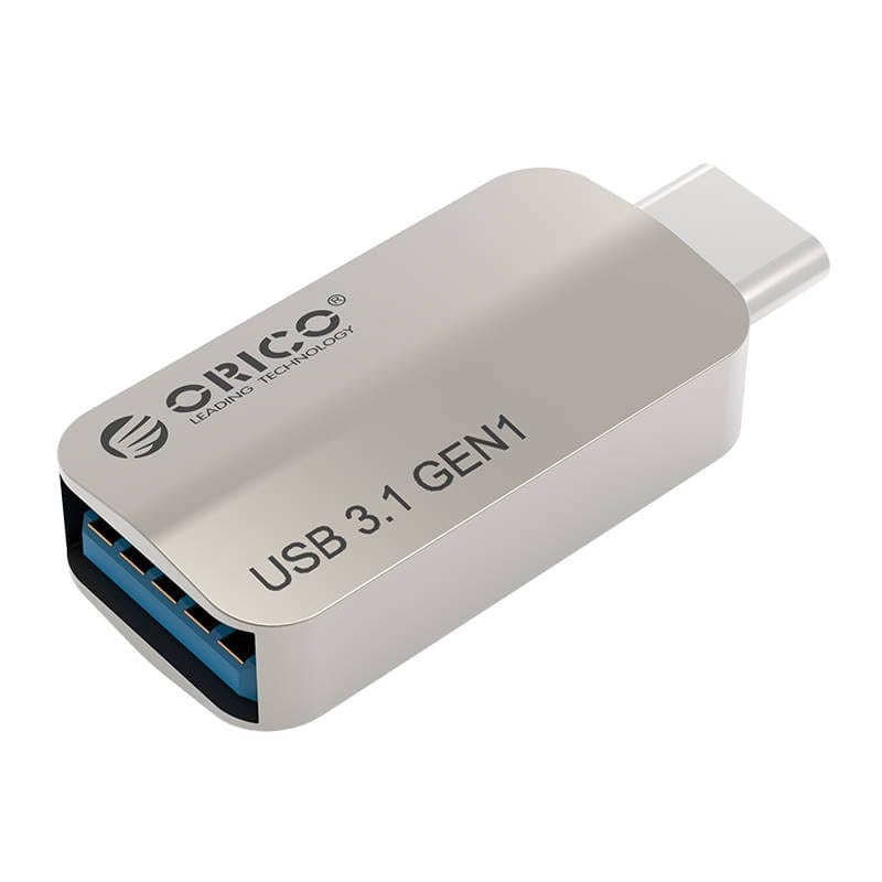 ORICO USB Type-C to USB-A 3.1 ChargeSync On The Go Adapter – Silver