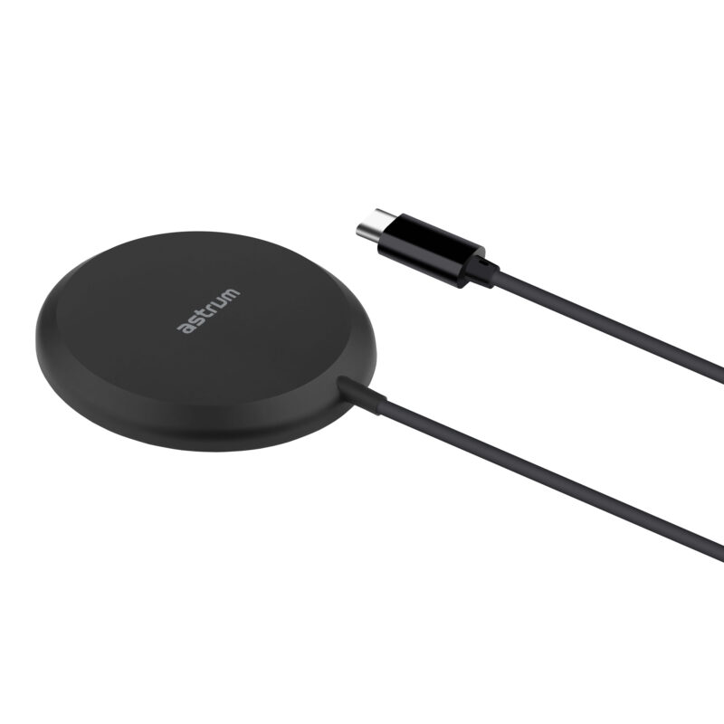 CW500 15W Magnetic Slim Wireless Charging Pad – Black