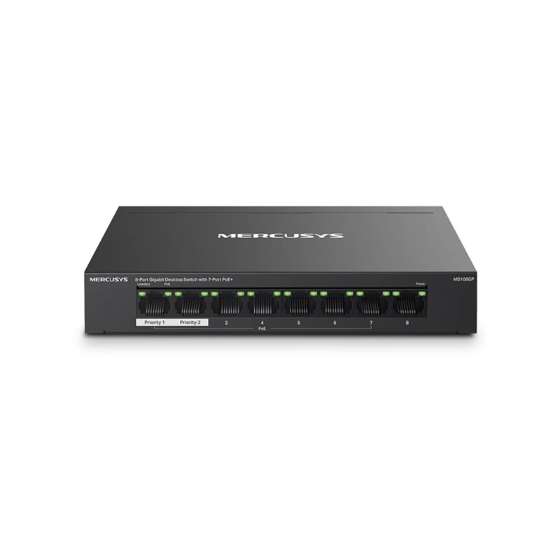Mercusys 8 Port Gigabit Unmanaged POE Switch