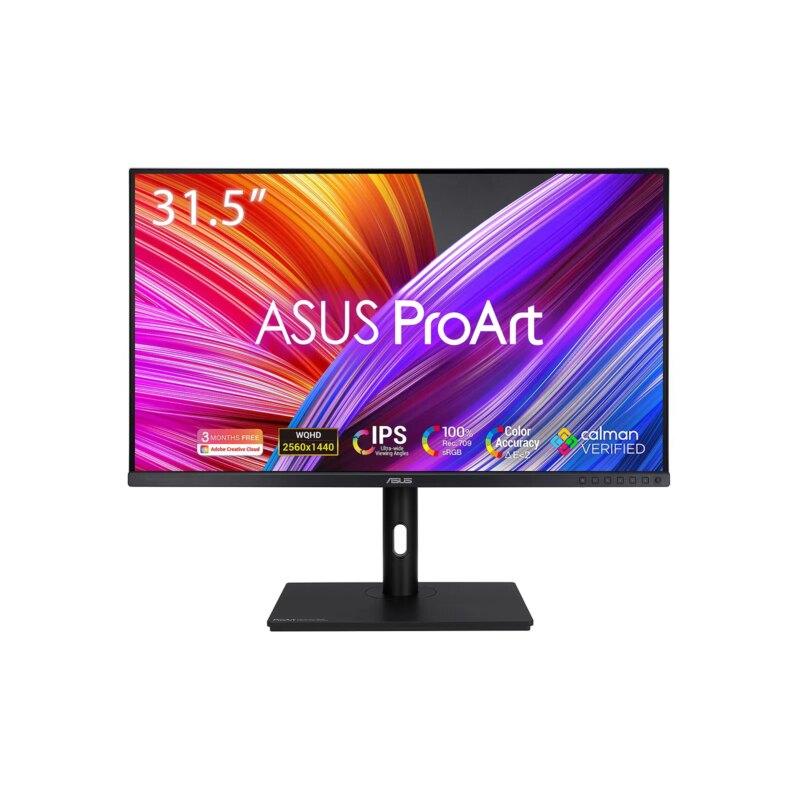 Asus ProArt 31.5″ QHD IPS Calman Verified Monitor