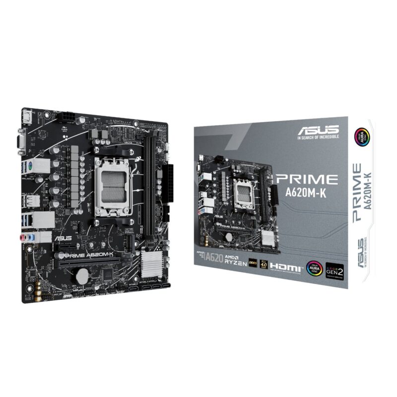 ASUS Prime A620M-K AM5 DDR5 M-ATX Motherboard