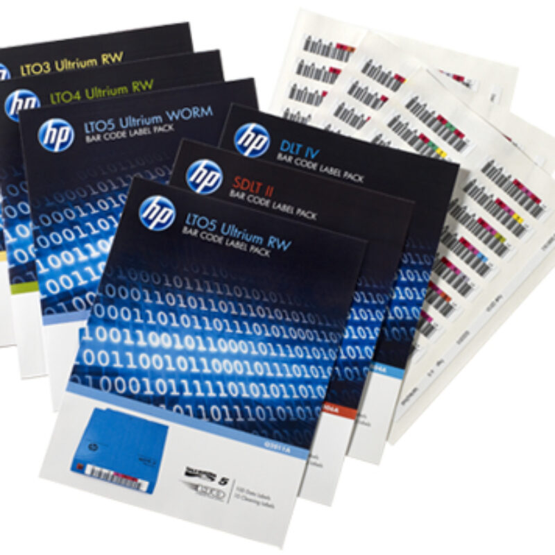 HP LTO-7 Ultrium RW Bar Code Label Pack