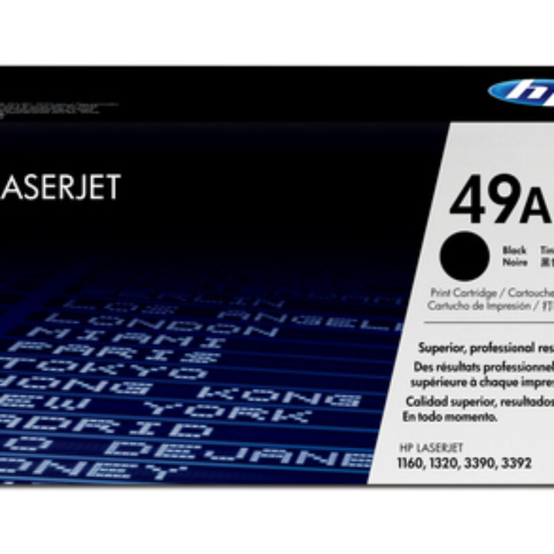 HP 49A LaserJet 1160/1320/3390/3392 Black Print Cartridge
