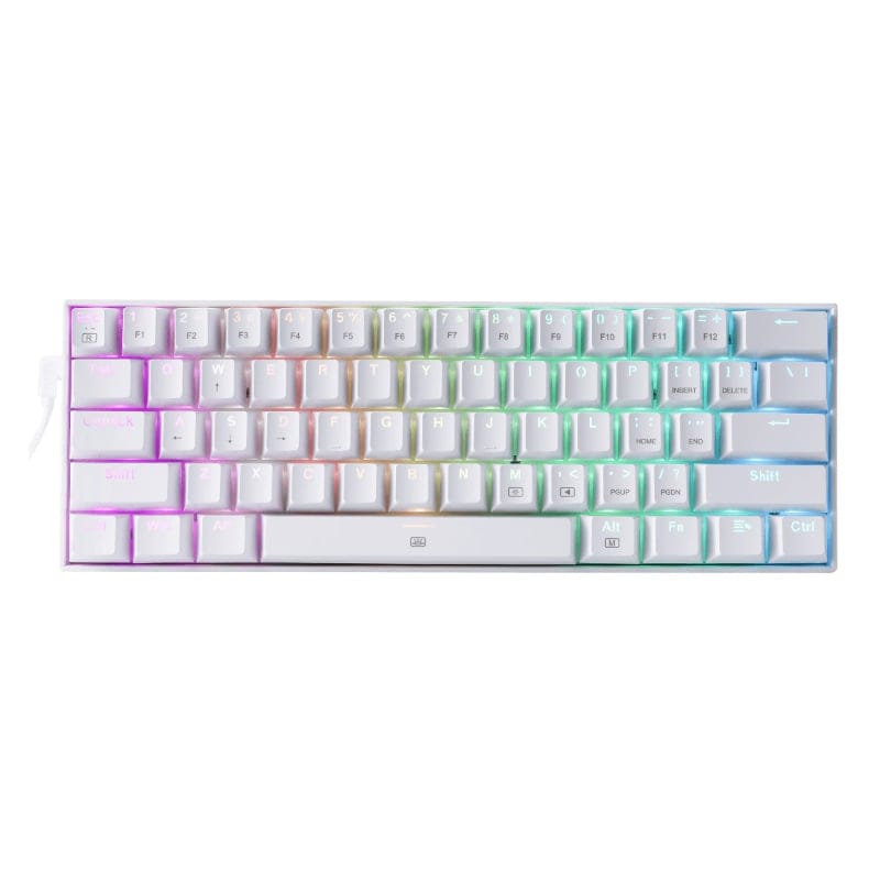 REDRAGON DRAGONBORN Wired Mechanical Keyboard RGB67Key Design – White