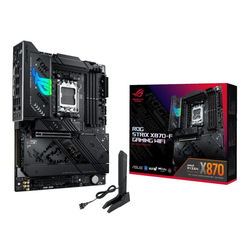 Asus ROG Strix X870-F Gaming WiFi Motherboard – ATX AMD AM5