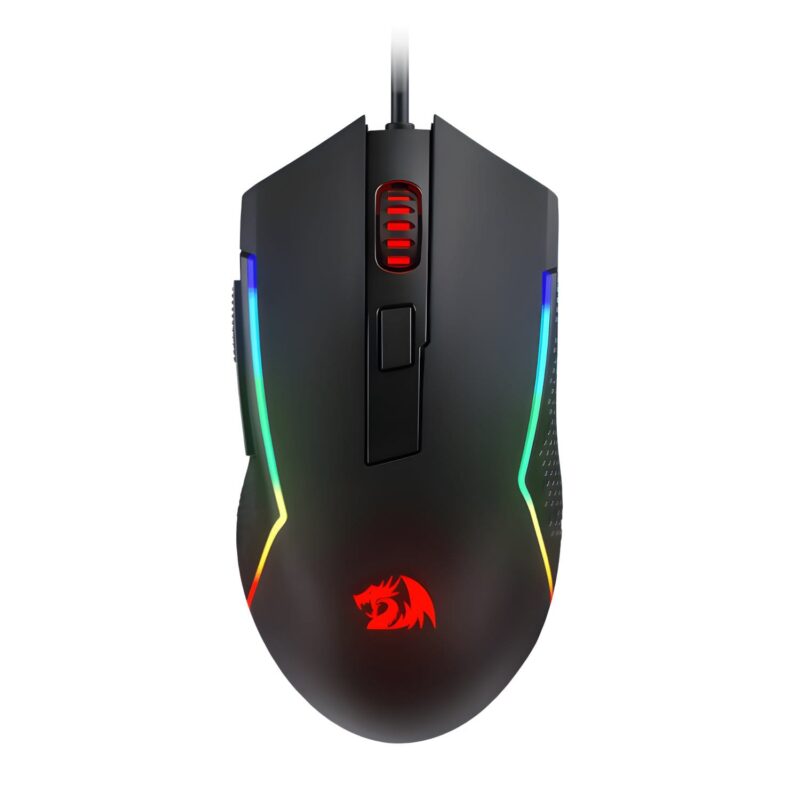 Redragon M616 TRIDENT 10000DPI RGB Gaming Mouse – Black