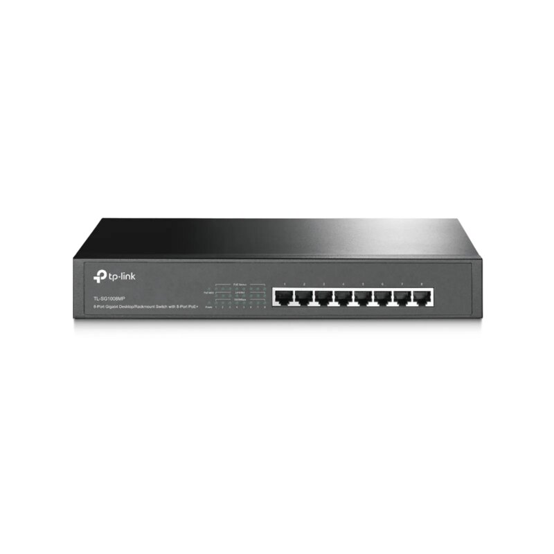 TP-Link 8 Port Gigabit Unmanaged Rackmount POE Switch