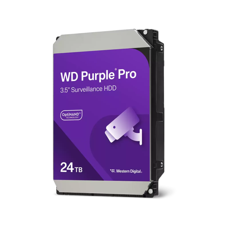 WD Purple PRO with AI 24TB SATA 3.5″ Surveillance Internal HDD