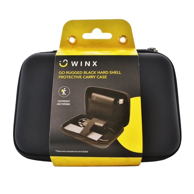 Winx Go Rugged Hardshell Protective Carry Case – Black
