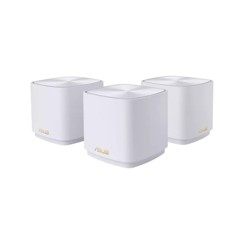 Asus ZenWifi XD4 Plus AX1800 White 3-Pack Wi-Fi Router Kit