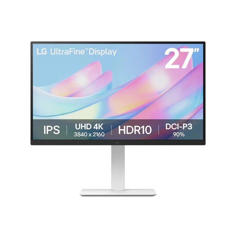 LG UltraFine 27″ IPS 4K UHD White Monitor