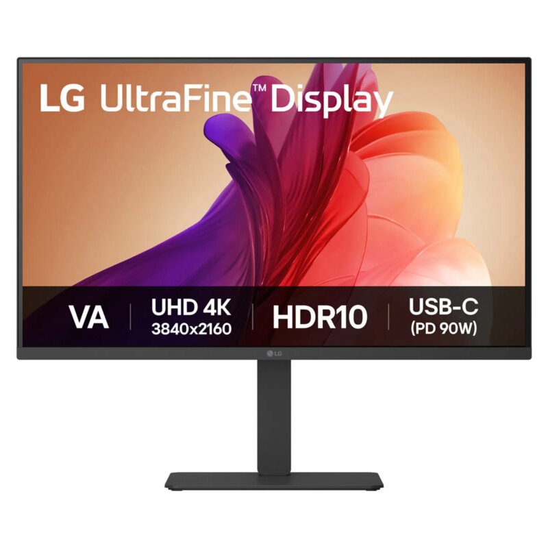 LG UltraFine 32″ VA 4K UHD USB-C Monitor with Speakers