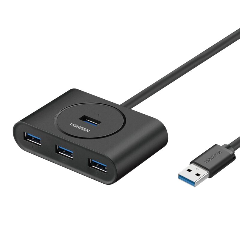 UGREEN 4-Port USB 3.0 Hub | 5Gbps Data Transfer – 0.5m