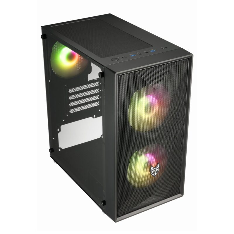 FSP CST130A Micro-ATX Gaming Chassis – Black