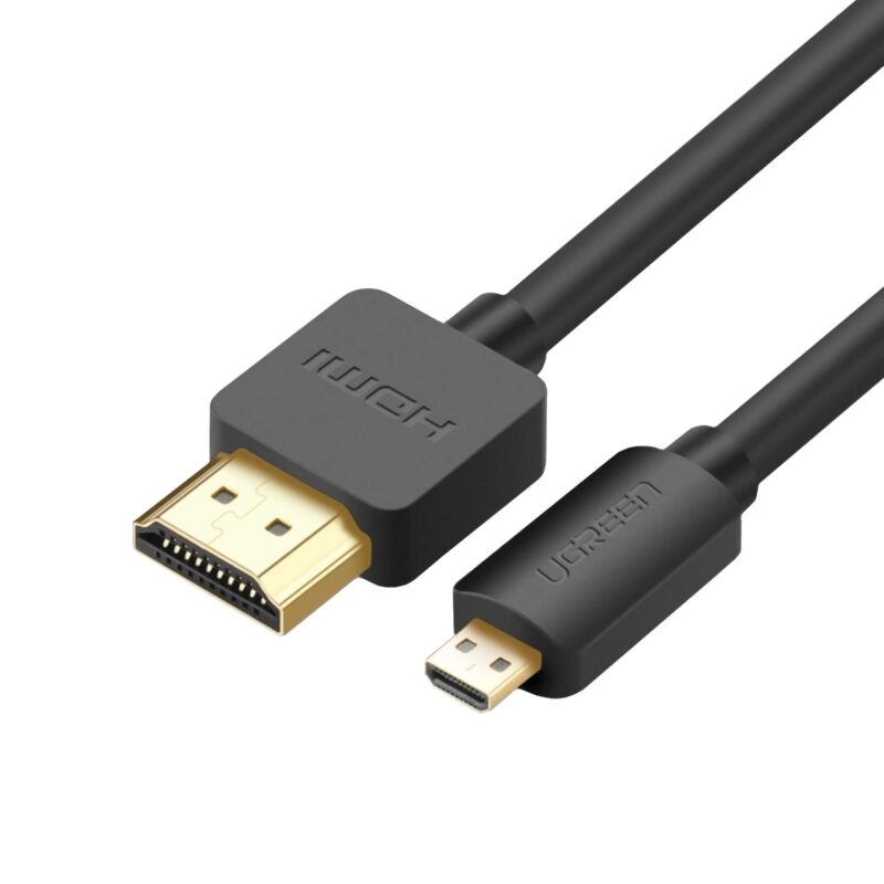 UGreen HD127 Micro HDMI to HDMI 2.0 Cable 1.5M – Black