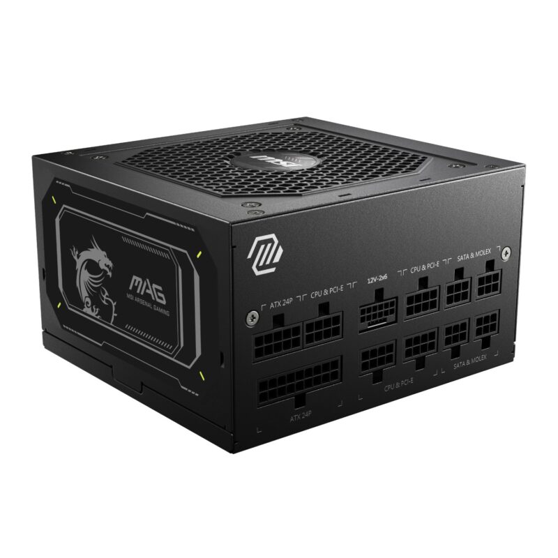 MSI MAG A850GL PCIe5 ATX3.1 80 PLUS Gold Modular Power Supply