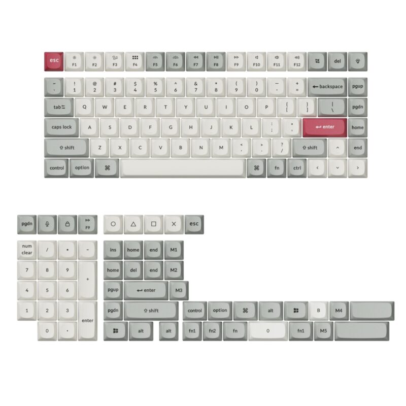 Keychron Double-Shot PBT OSA Keycap Set – Retro