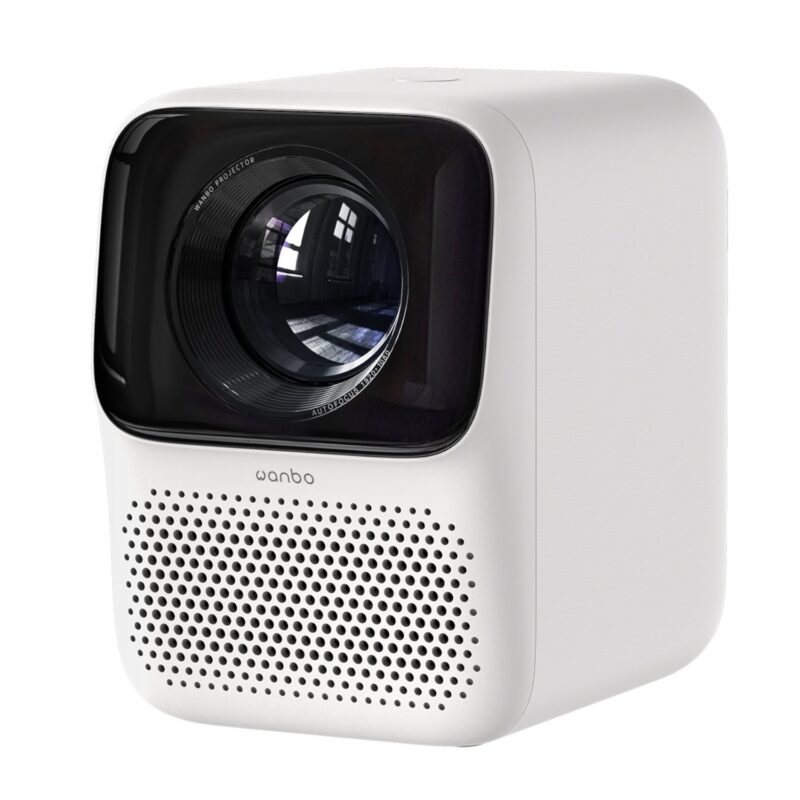 WANBO T2 MAX 1080P 450ANSI Android 9.0 Smart Projector – White
