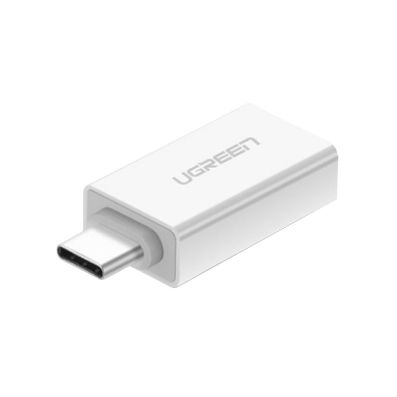 Ugreen US173 USB-A to USB Type-C Adapter – White