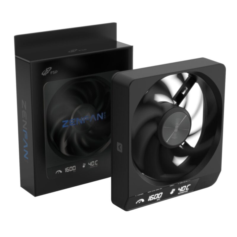 FSP ZENFAN 120mm PWM Smart Fan – Black