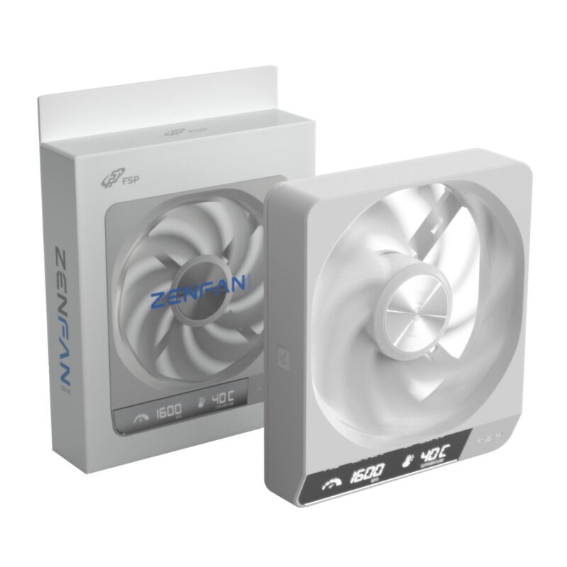 FSP ZENFAN 120mm PWM Smart Fan – White
